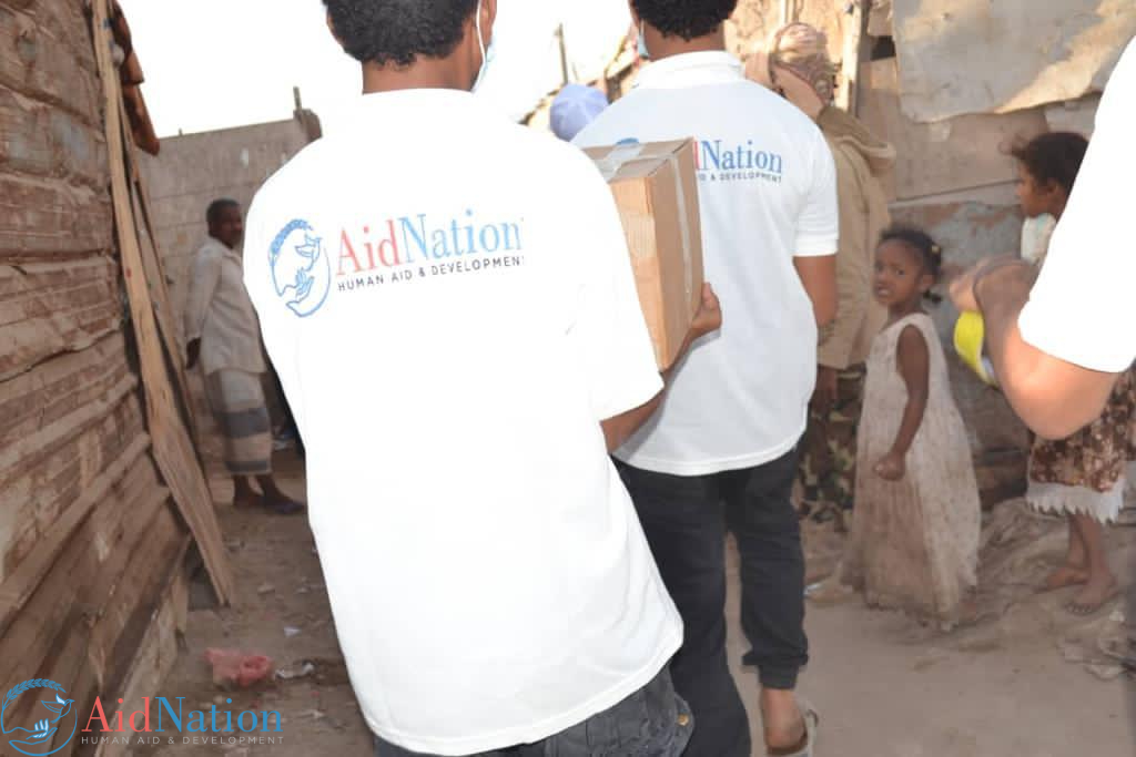 Relief food assistance to refugees in Yemen